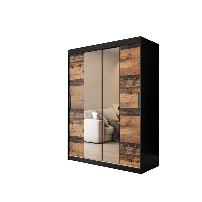 Nafeesa 2 Door Manufactured Wood Wardrobe