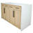 Andranique Kitchen Island with Engineered Marble Top-370422097