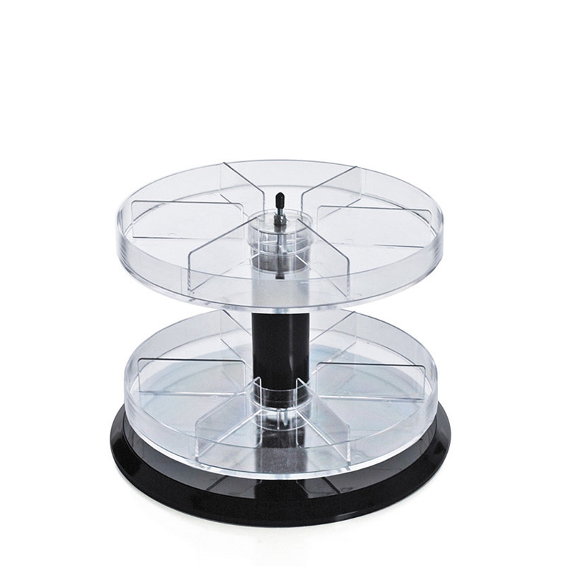 Two Tier Revolving Display 8"H x 11"Dia. - 12 Sections