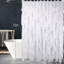 Rideau de douche Farmhouse Ruffle - Tissu de salle de bain blanc