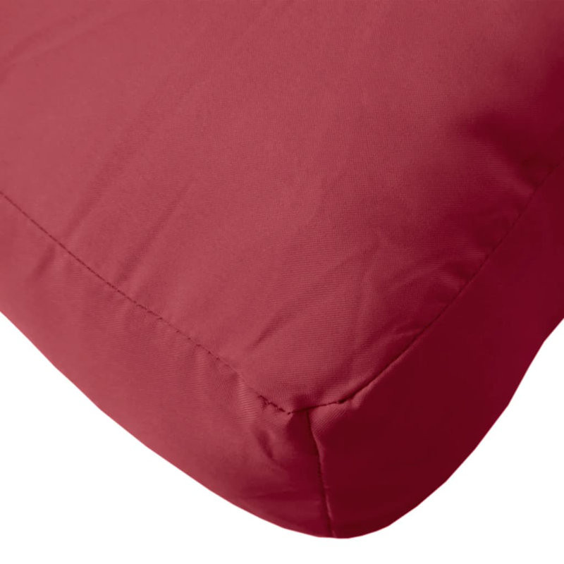 Coussin de siège d'extérieur, Bleu, H 2,4 po x l 7,87 po x P 7,87 po