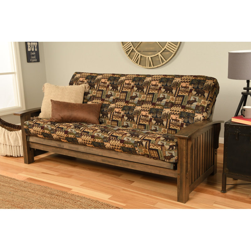 Structure de futon pleine largeur et matelas 83 po Stratford, Non, Chalet de Pierre le Grand