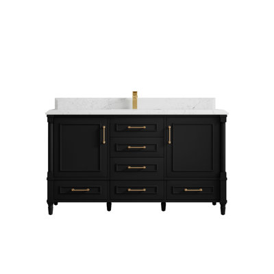 Ensemble de meuble-lavabo simple 60 po Aberdeen