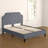 Aluino Arched Button Tufted Upholstered Platform Bed Frame - No Box Spring Required-395099103-395099102