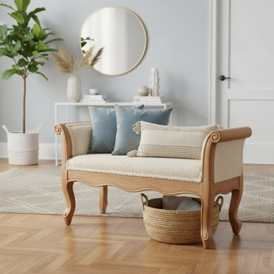 Currington Cotton Upholstered Bench