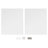 4Pcs Acrylic Wall Mounted Picture Frames