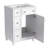 Ermenek 24" Freestanding Bathroom Vanity with Sink & 2 Drawers-116272814
