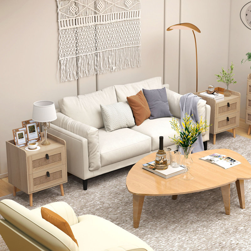 45 cm W Bedside Table