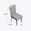 CHAISE DE SALLE À MANGER CHARLOTTE KD