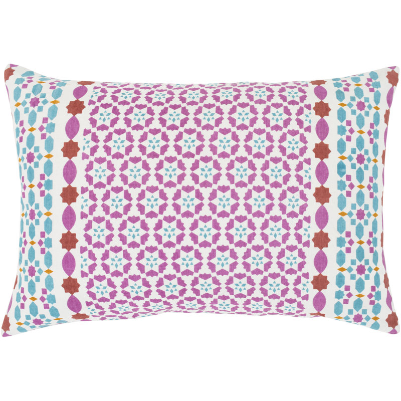 Lucent Cotton Lumbar Pillow, Polyester/Polyfill