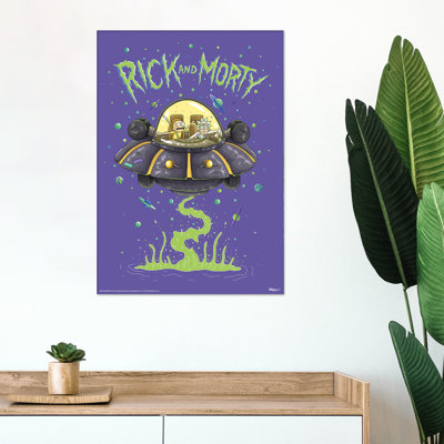 Rick et Morty (espace), impression murale