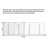 125.98" Brown+Tan Rectangular Solid Wood Shoe Storage