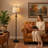 Janousek 60.5" Traditional Metal Floor Lamp with 3-Way Dimmable and Roman Column Design-1902687336