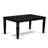 9 Piece Dining Set Includes a Rectangle Dining Table with Butterfly Leaf and 8 Linen Fabric Kitchen Room Chairs, Black-130078373-130078376-130078378