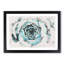 Pink & Green Succulent Plant - Picture Frame Painting Print-56851862-56851861