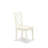 3 Piece Dining Set Contains a Round Dining Table with Pedestal and 2 Linen Fabric Kitchen Room Chairs, Linen White-748710716-682170271