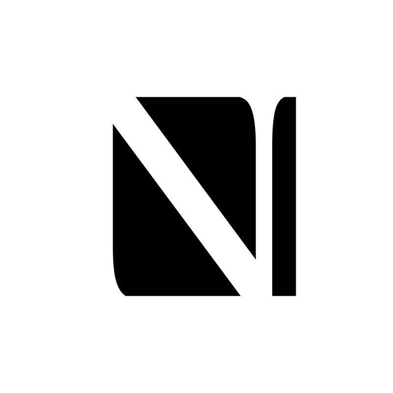 « n », art textuel sur toile