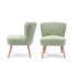 Fauteuil de chambre rembourré Breann