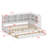 Daybed with Storage Drawers, LED Lighting & USB Charging Ports-98413092