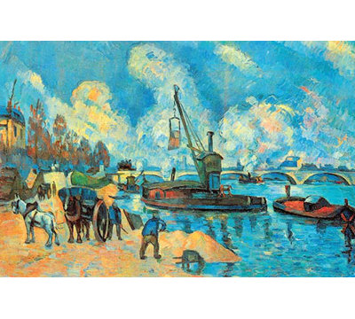 Sur les rives du sein à bercy-impression