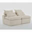 Canapé modulaire, sans accoudoirs, bricolage à souhait, tissu en velours côtelé doux, canapé-lit à dossier nu, coin lecture ou appartement, coussin lombaire, 2 sièges, rembourré-1496039080