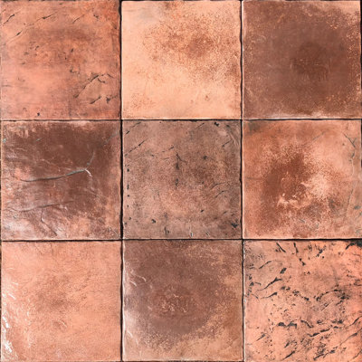 Elevate 16'' L x 16'' W Tile - Clay