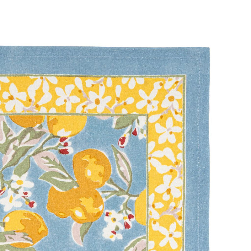 Napperon Citron, Bleu / Jaune
