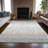 Machine Washable Indoor/Outdoor Fleau ACN736 Silver Rug-393882519