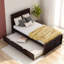 Lit plateforme classique avec lit gigogne pour petits espaces-1495527964