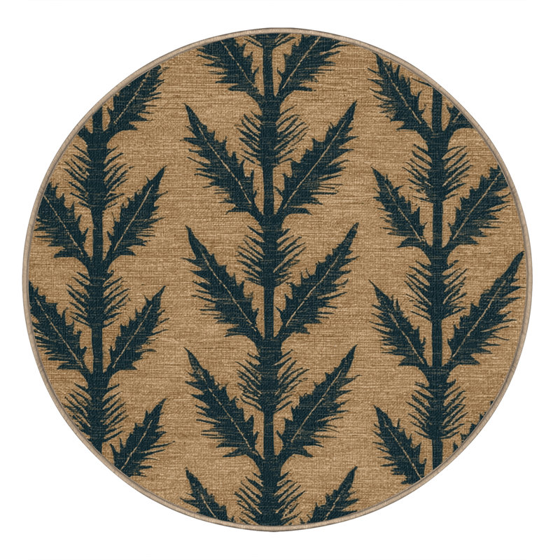  Tapis lavable Cardoon, Rond 4 pi