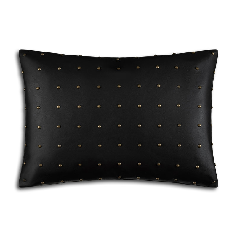Leather/Suede Throw Pillow