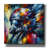 'Fighter Pilot Abstract' by Rey Klimt Canvas Wall Art-1157195271