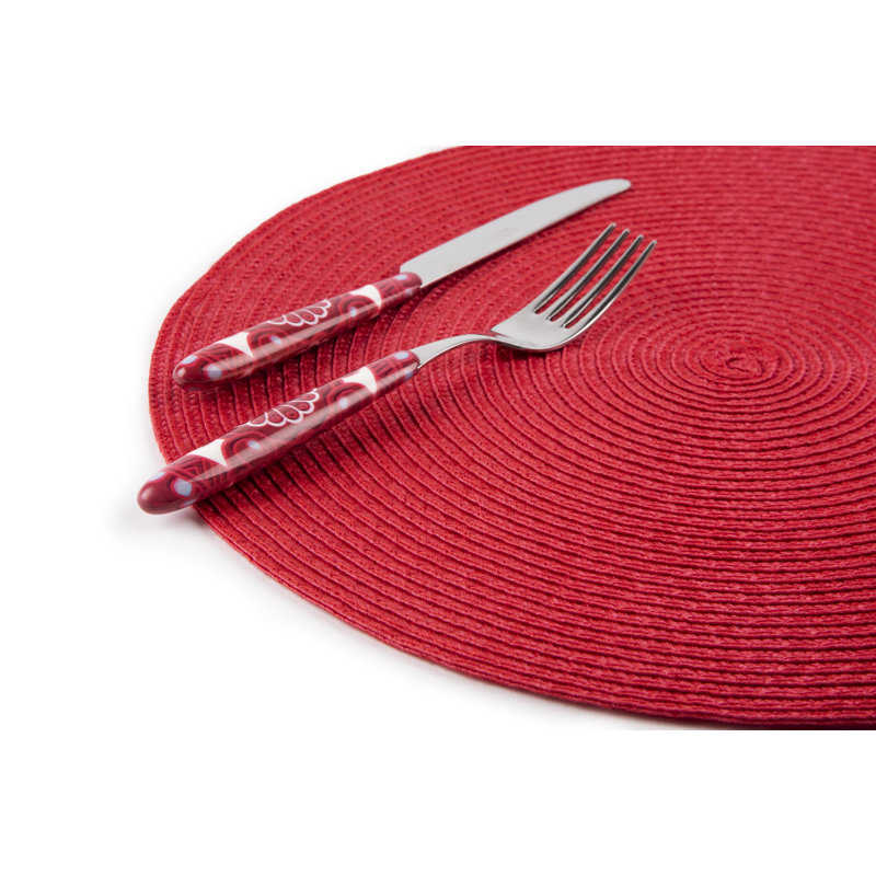 Abstract Round, Red