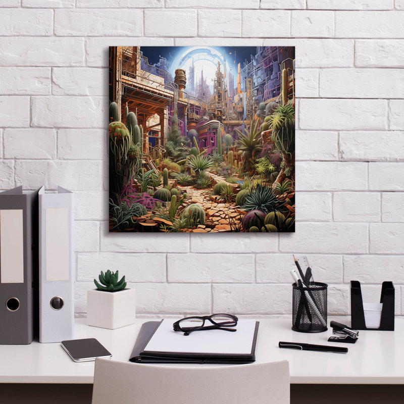 «Natures Urban Encore», art mural sur toile, H 18 po x l 18 po x P 0,75 po