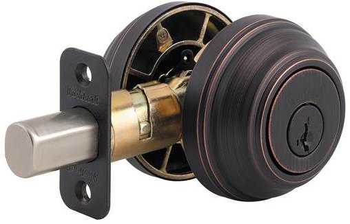 985 Double Cylinder Deadbolt with SmartKey, Venetian Bronze