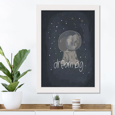 «Dream Big», art encadré