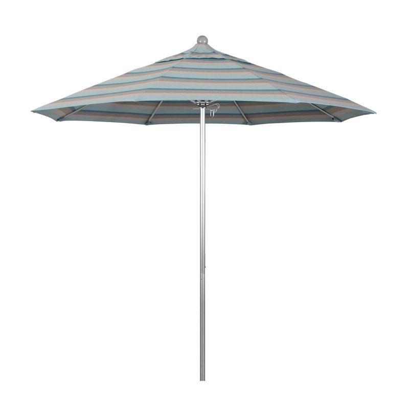 Parasol de marché 9 pi Hibo, Sunbrella® brume Gateway