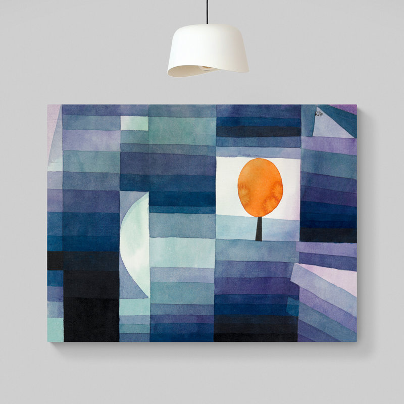Landscape, Henri-Edmond Cross, Canvas, Wall Art, Framed Print by Paul Klee - Wrapped Canvas Print, 81cm H x 117cm W x 4cm D