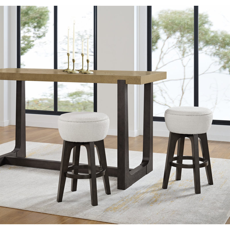 Bar Table Set With Stools, 7 Pieces: Table, 6 Chairs