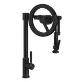 Endeavor Wheel Pulldown Faucet - Lever Sprayer