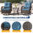 Rauridh 2 - Person Outdoor Furniture Rocking and Swivle Chair with Cushions and Side Table-1757661561