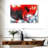 Avery Red Whirlpool Abstract-107680064