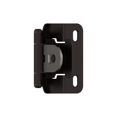 Charnière simple en bronze huilé 1/2 po (13 mm) à recouvrement superposé - 1 paire