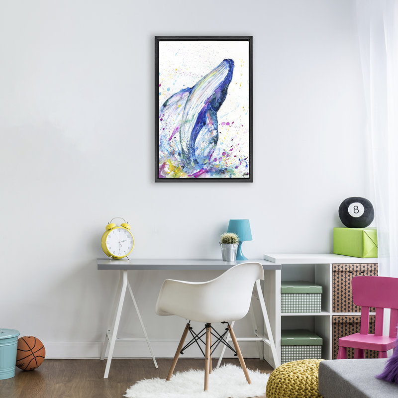 Baleine Breech avec cadre flottant éclaboussures, design par Marc Allante, Cadre flottant noir de jais, H 25 po x l 17 po