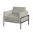 Arione 30.5" Wide Metal Frame Accent Chair-264416408