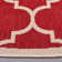 Arneshia Geometric Red/Beige Indoor/Outdoor Area Rug