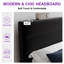 King Size Platform Bed Frame with Upholstered Headboard and Wooden Slats-1977217141-1975107199