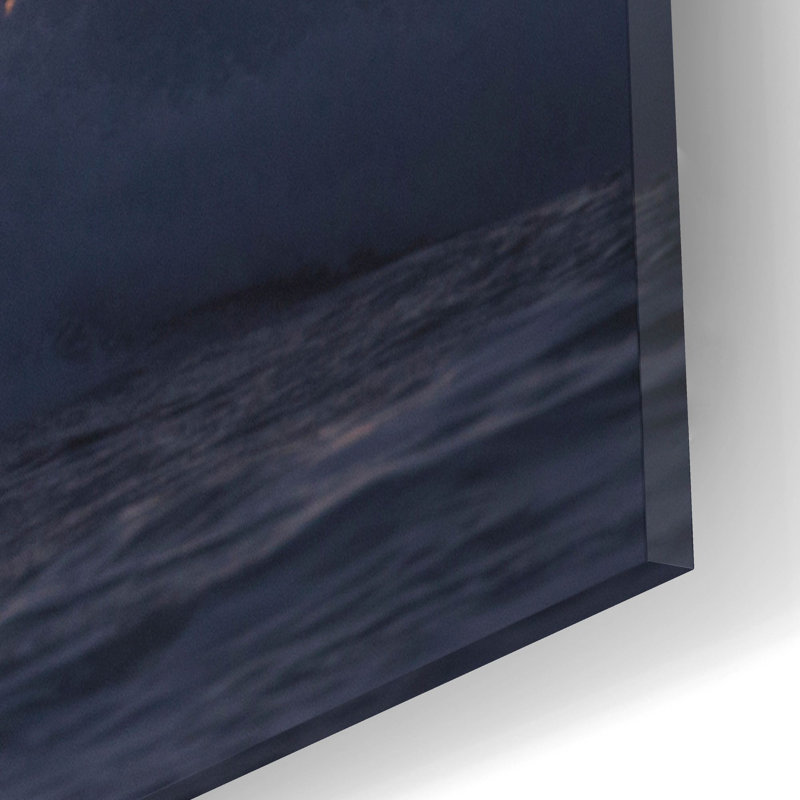 «Breaking the Horizon» par Patrick Zephyr, art mural en verre acrylique, H 12 po x l 16 po x P 0,13 po