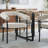 7-Piece Industrial Rectangular Dining Set For 6