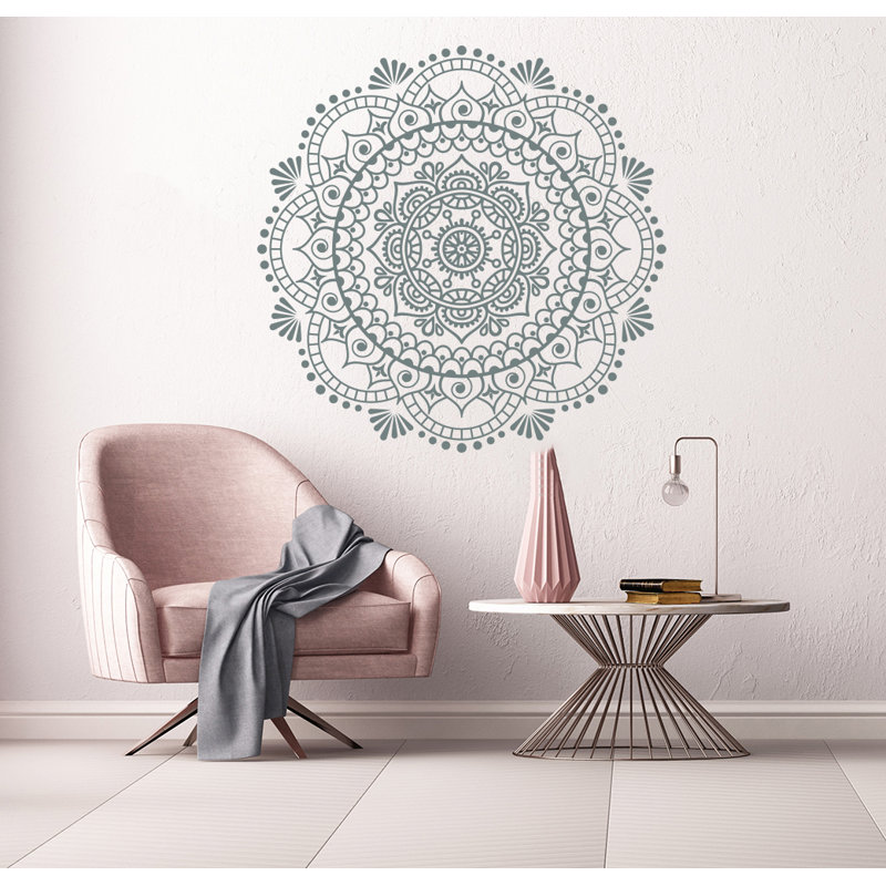 Adhésif décoratif Mandala Namaste Boho, gris